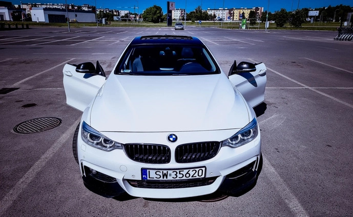 BMW Seria 4 cena 88000 przebieg: 209000, rok produkcji 2015 z Świdnik małe 92